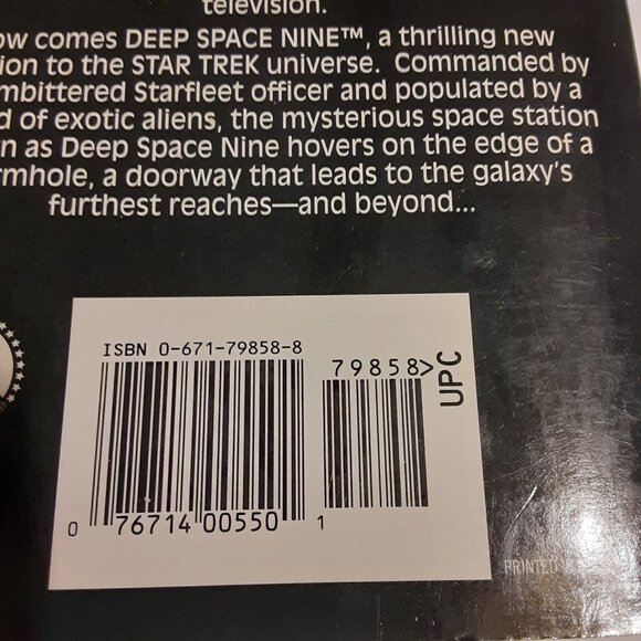 Star Trek Deep Space Nine VTG 90's Paperback Books 1-6 - Picture 6 of 9